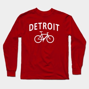 I Bike Detroit Long Sleeve T-Shirt